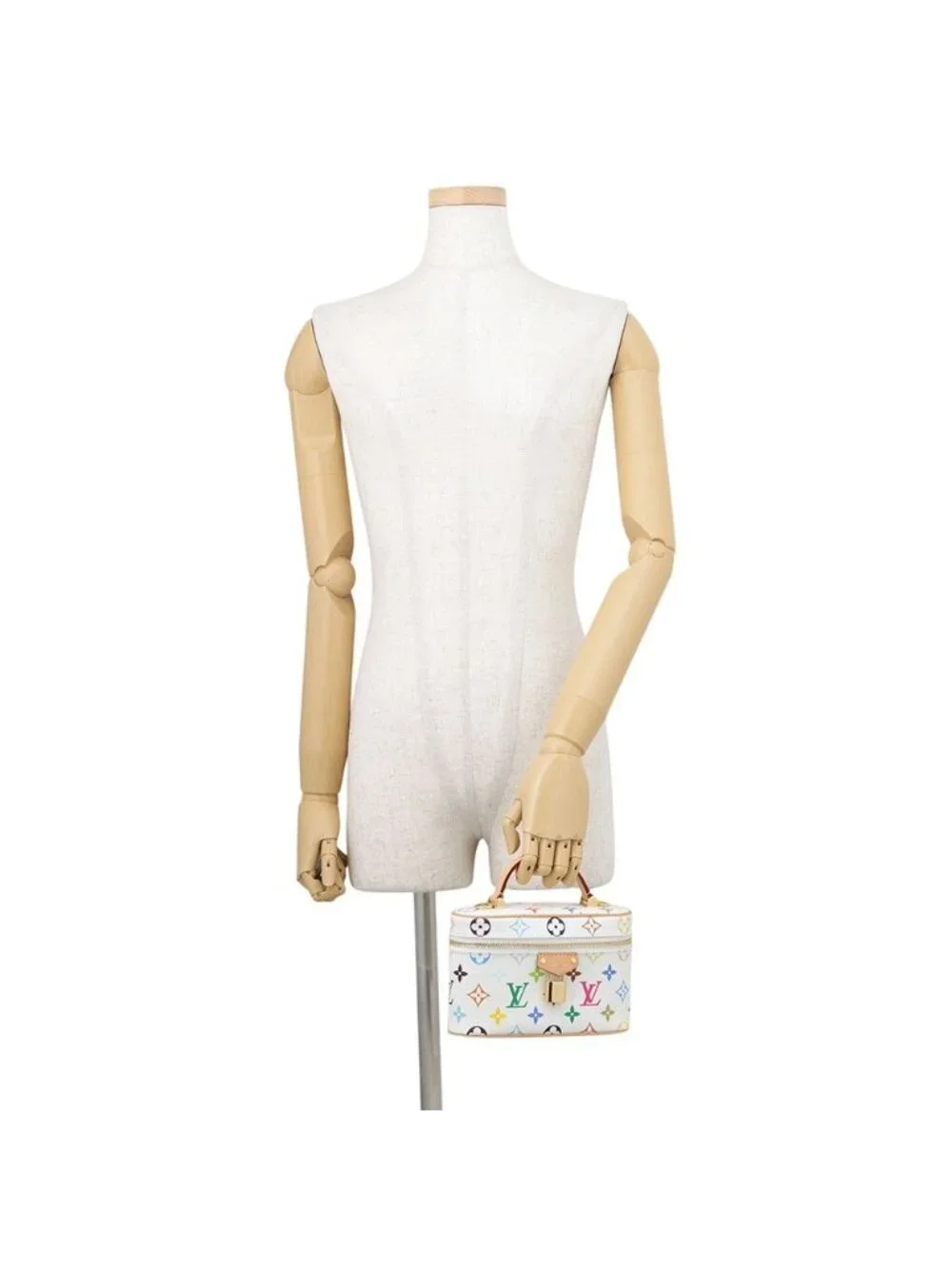Louis Vuitton Handbag Monogram Multicolor LV Takashi Murakami Vanity Chain